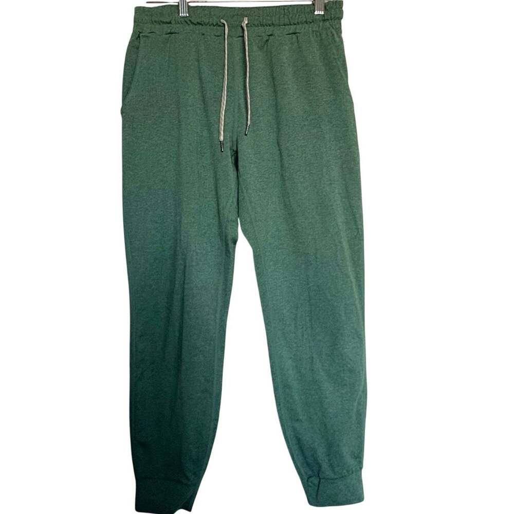 Vuori Performance Jogger Pants Womens XS Green Heather DreamKnit Cropped VW303